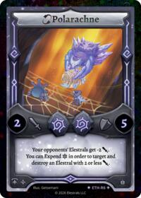 Polarachne (Stellar) - Elestrals Shattered Stars - Ethereal trading card