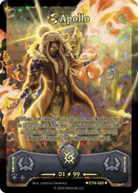 Apollo (Serialized) - Elestrals Shattered Stars - Ethereal trading card