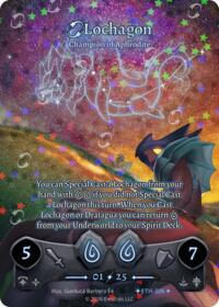 Lochagon - Champion of Aphrodite (Serialized) - Elestrals Shattered Stars - Ethereal trading card