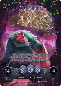 Glaciursa (Serialized) - Elestrals Shattered Stars - Ethereal trading card
