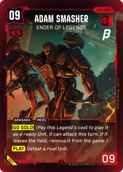 Adam Smasher - Ender of Legends #001 (Pre-Release Beta)