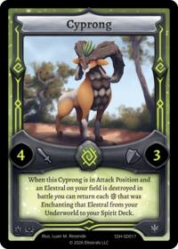 Cyprong - Elestrals Divine Champions: Snowshade Starter Decks trading card