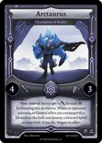 Arctaurus - Champion of Hades - Elestrals Divine Champions: Snowshade Starter Decks trading card