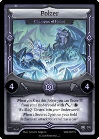 Polzer - Champion of Hades - Elestrals Divine Champions: Snowshade Starter Decks trading card