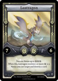 Lustragon - Elestrals Divine Champions: Snowshade Starter Decks trading card