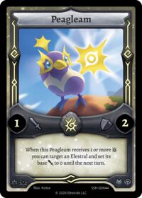 Peagleam - Elestrals Divine Champions: Snowshade Starter Decks trading card