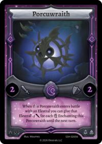 Porcuwraith - Elestrals Divine Champions: Snowshade Starter Decks trading card