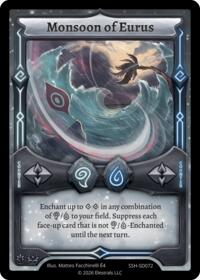 Monsoon of Eurus - Elestrals Divine Champions: Snowshade Starter Decks trading card