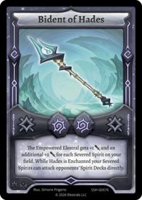 Bident of Hades - Elestrals Divine Champions: Snowshade Starter Decks trading card
