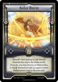 Solar Burst - Elestrals Divine Champions: Snowshade Starter Decks trading card