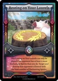 Resting on Your Laurels - Elestrals Divine Champions: Snowshade Starter Decks trading card