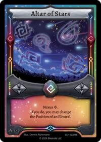 Altar of Stars - Elestrals Divine Champions: Snowshade Starter Decks trading card