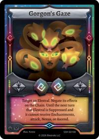 Gorgon's Gaze - Elestrals Divine Champions: Snowshade Starter Decks trading card