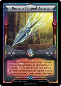 Poison Tipped Arrow - Elestrals Divine Champions: Snowshade Starter Decks trading card