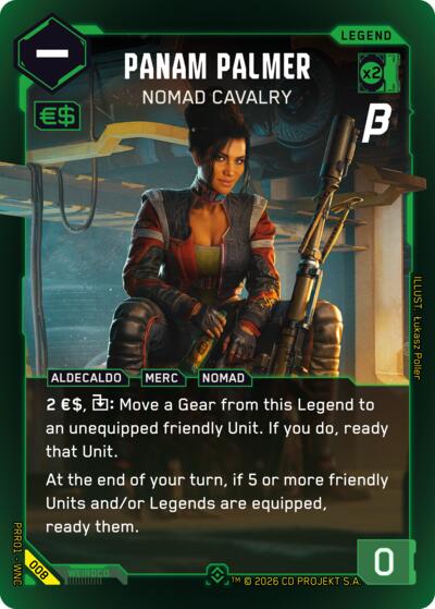 Panam Palmer - Nomad Cavalry #008 (Pre-Release Beta)
