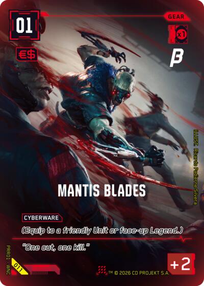 Mantis Blades #011 (Pre-Release Beta)