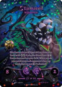 Lumaveil - Wicked Form (Serialized) - Elestrals Divine Champions: Sunstrike Promos trading card
