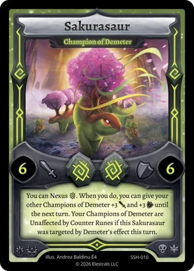 Sakurasaur - Champion of Demeter