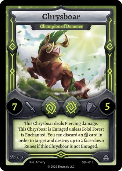 Chrysboar - Champion of Demeter
