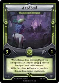 Aardbud - Champion of Dionysus - Elestrals Divine Champions: Snowshade trading card