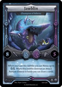 Jawblin - Champion of Athena - Elestrals Divine Champions: Snowshade trading card