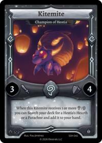 Kitemite - Champion of Hestia - Elestrals Divine Champions: Snowshade trading card