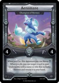 Aeromare - Champion of Hermes - Elestrals Divine Champions: Snowshade trading card