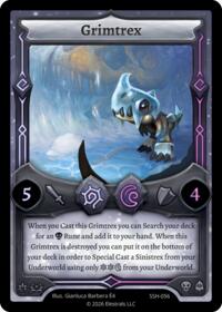 Grimtrex - Elestrals Divine Champions: Snowshade trading card