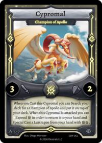 Cypromal - Champion of Apollo - Elestrals Divine Champions: Snowshade trading card