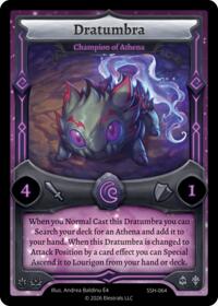 Dratumbra - Champion of Athena - Elestrals Divine Champions: Snowshade trading card