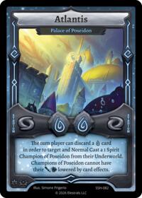 Atlantis - Palace of Poseidon - Elestrals Divine Champions: Snowshade trading card