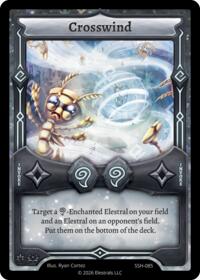 Crosswind - Elestrals Divine Champions: Snowshade trading card