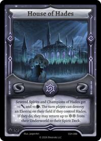 House of Hades - Elestrals Divine Champions: Snowshade trading card