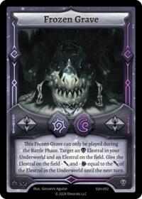 Frozen Grave - Elestrals Divine Champions: Snowshade trading card