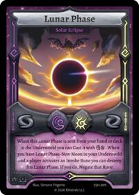 Lunar Phase - Solar Eclipse - Elestrals Divine Champions: Snowshade trading card