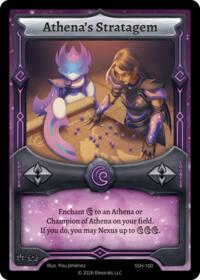 Athena's Stratagem - Elestrals Divine Champions: Snowshade trading card