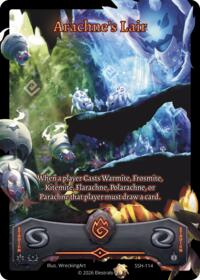 Arachne's Lair (Full Art) - Elestrals Divine Champions: Snowshade trading card