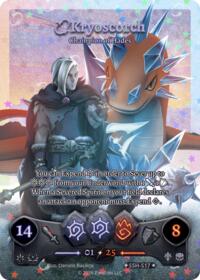 Kryoscorch - Champion of Hades (Serialized) - Elestrals Divine Champions: Snowshade trading card