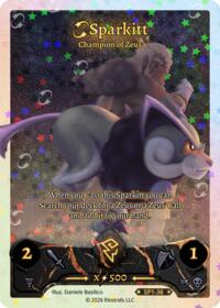 Sparkitt - Champion of Zeus - Elestrals Starter Pack trading card