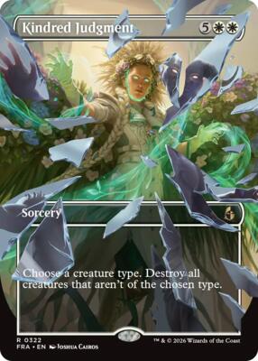Kindred Judgment (Borderless) #322 – Reality Fracture (Rare)