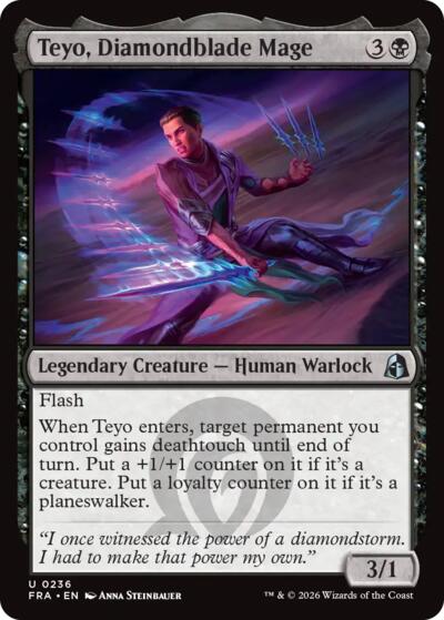 Teyo, Diamondblade Mage from FRA #236, Magic: The Gathering card