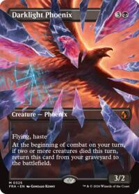 Darklight Phoenix (Borderless) (0325) - Magic: The Gathering Reality Fracture trading card
