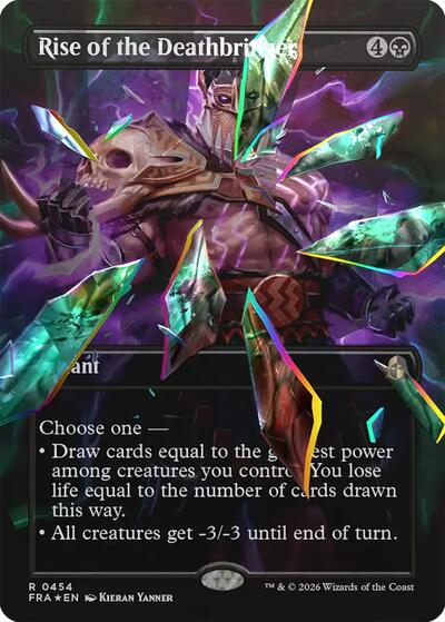 Rise of the Deathbringer (Borderless) (Facet Foil), Reality Fracture