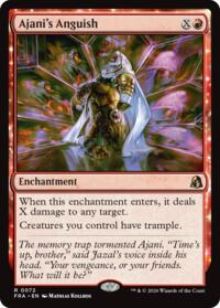 Ajani's Anguish - Magic: The Gathering Reality Fracture trading card