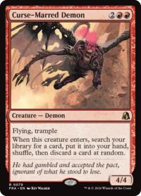 Curse-Marred Demon - Magic: The Gathering Reality Fracture trading card
