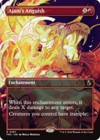 Ajani's Anguish (Borderless) - Magic: The Gathering Reality Fracture trading card