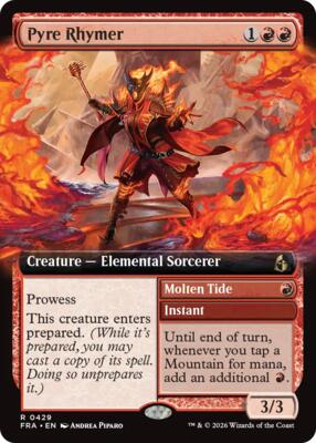 Pyre Rhymer (Extended Art) #429 – Reality Fracture (Rare)