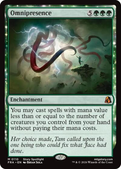 Omnipresence from FRA #110, Magic: The Gathering card