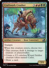 Craftwork Crusher - Magic: The Gathering Reality Fracture trading card