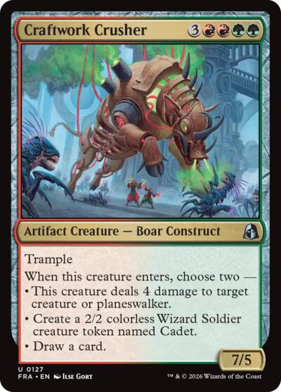 Craftwork Crusher from FRA #127, Magic: The Gathering card
